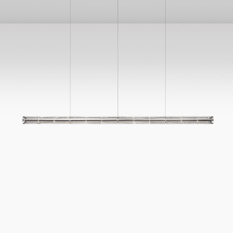 szklany wisior LED L249cm LUCE S3 