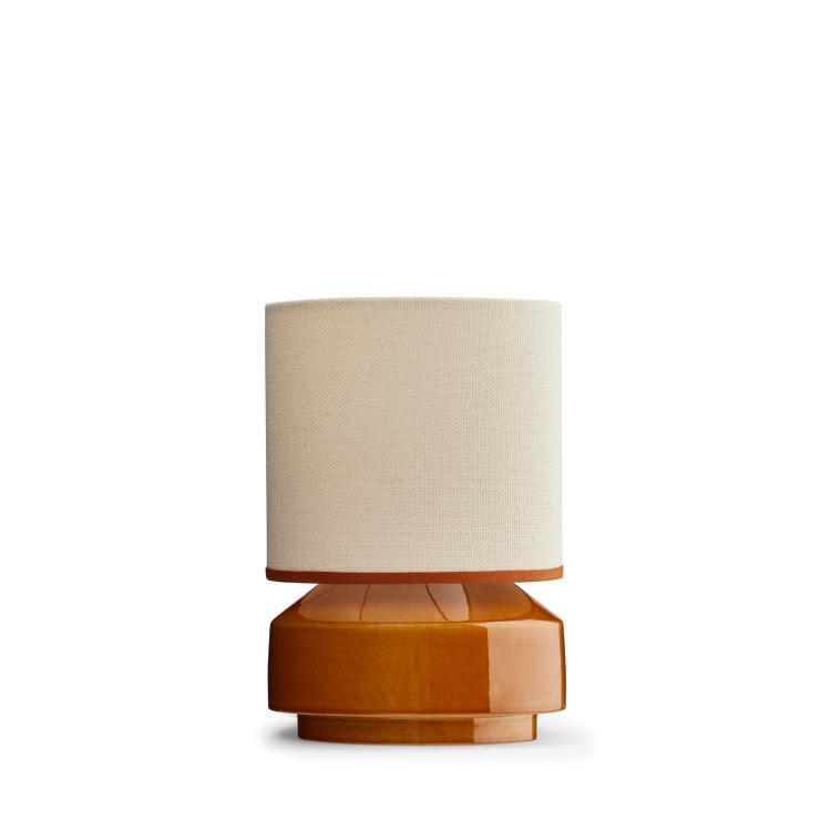 Ceramiczna lampa stołowa H27cm CLAUDE Płowy