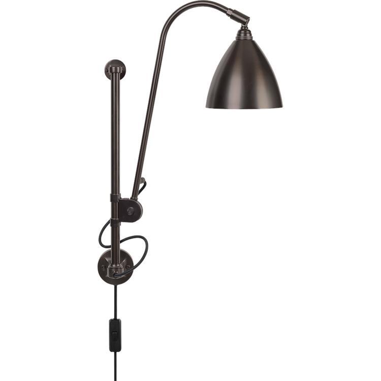 lampa ścienna H54-87cm BL5 Czarny