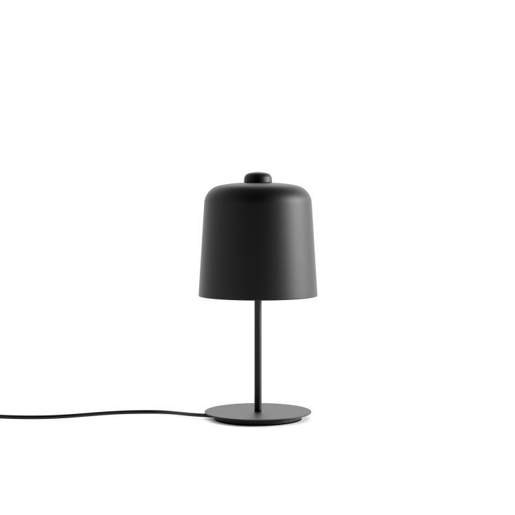 Lampa stołowa aluminium i bioplastik LED H42cm ZILE Czarny