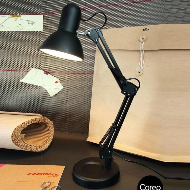 Lampa biurkowa nastawna Wys.60cm FLEX Czarny