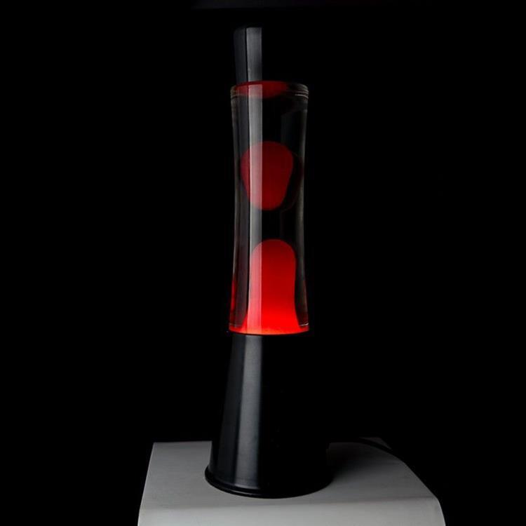 Lampa lawowa H39cm TOWER Czerwony i czarny