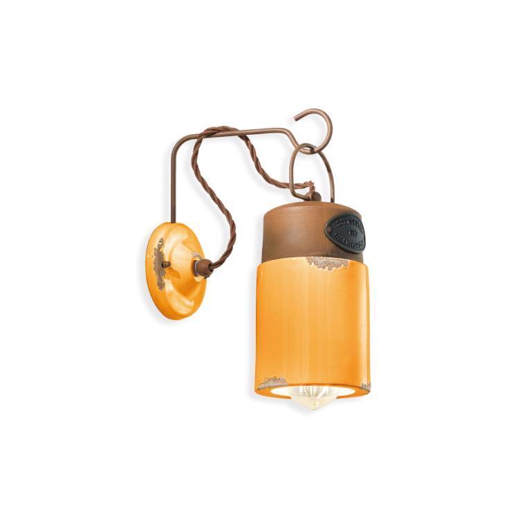 Ceramiczna lampa ścienna H33cm C1621 Zólty