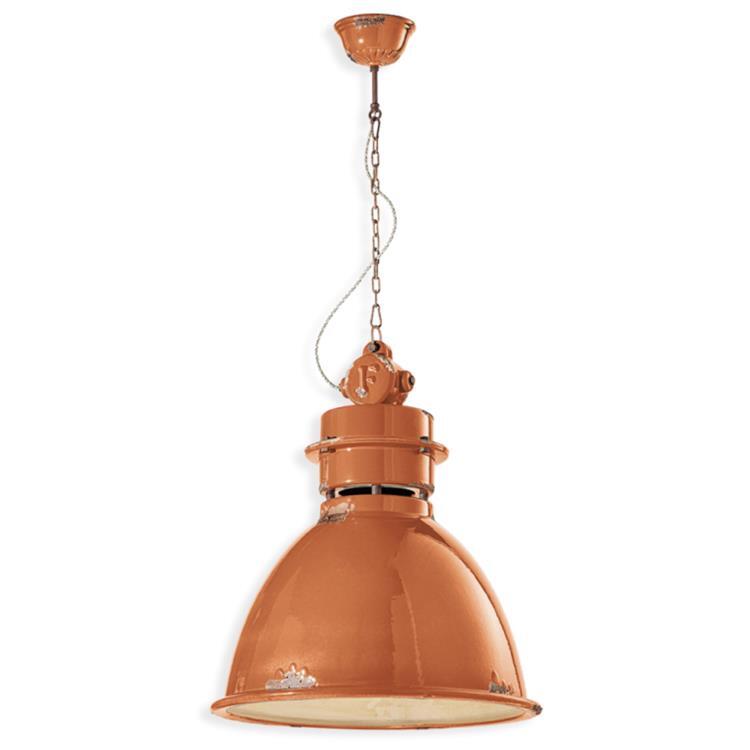 Ceramiczna lampa wisząca H140cm C1750 Pomaranczowy