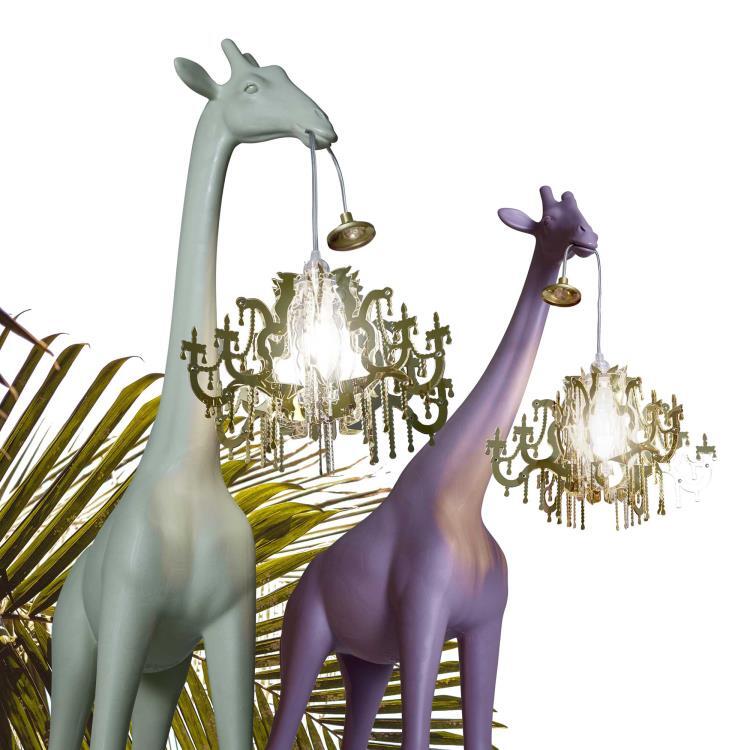 Lampa podłogowa LED Giraffe H100cm GIRAFFE IN LOVE XS piaskowy
