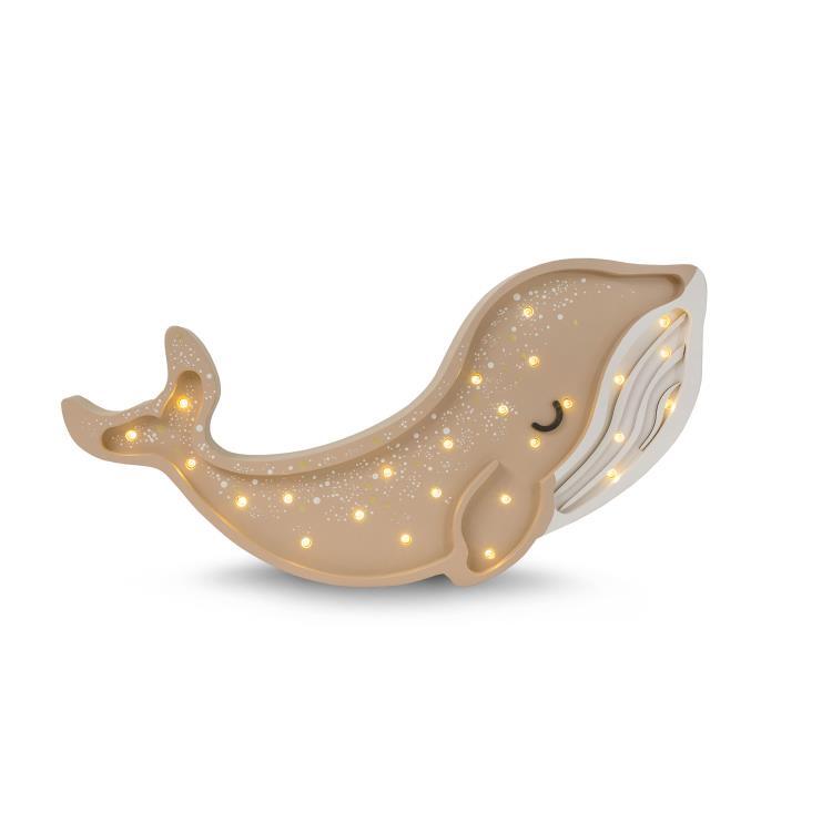 Lampa stołowa LED Wieloryb WHALE Cinnamon Brown