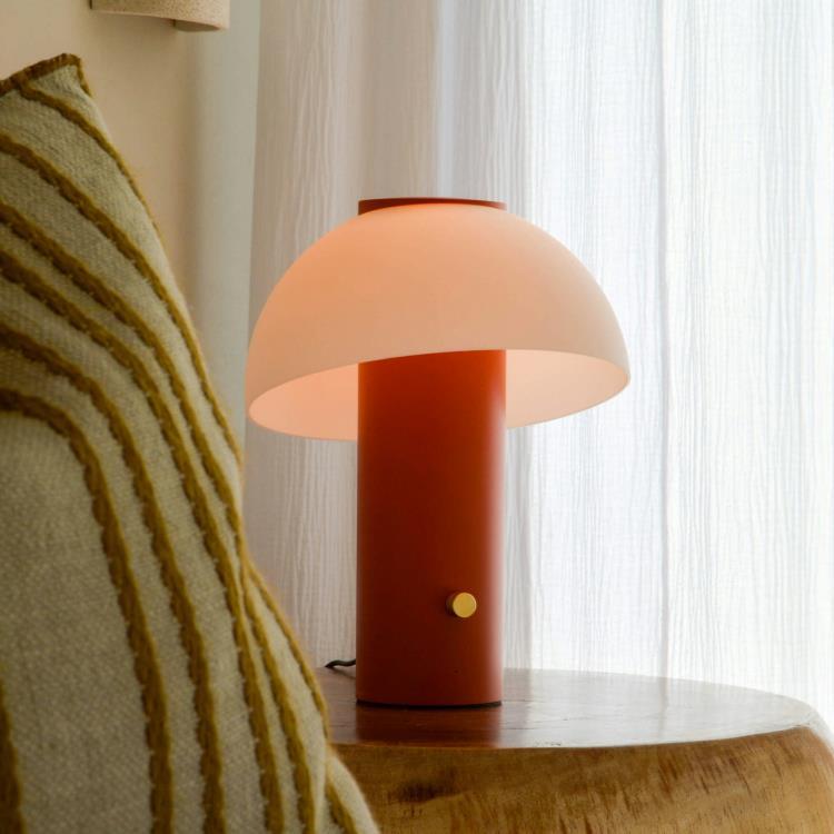 Lampa stołowa LED Connected Metal H30cm PICCOLO terracotta