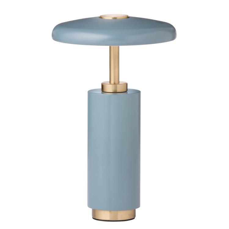 Metalowa lampa stołowa LED H23cm CASSIAS Ciemnoniebieski (edycja limitowana)