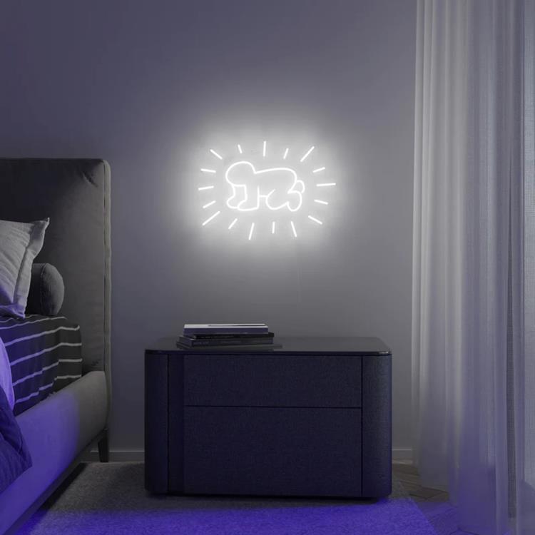 Neon LED Baby L49cm RADIANT BABY Bialy
