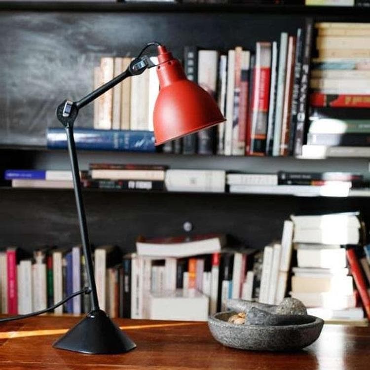 N°205 - Lampa na biurko Czarny N°205 rouge wnetrze biale