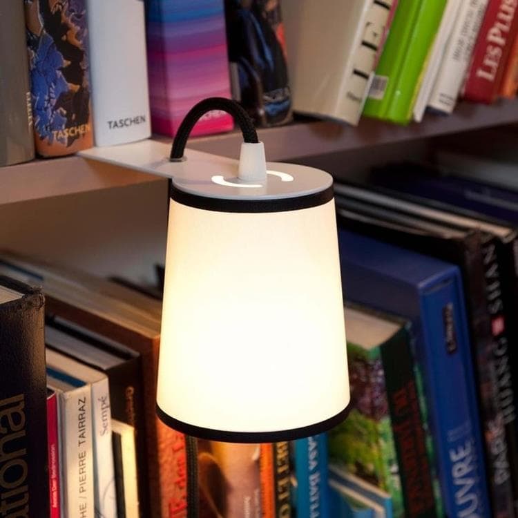 Lampa biblioteczna Dł.34cm LIGHTBOOK bialy kabel czarny