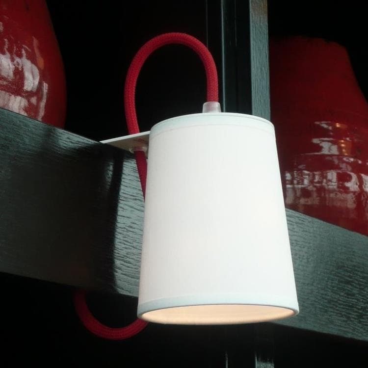 Lampa biblioteczna Dł.34cm LIGHTBOOK bialy/rouge