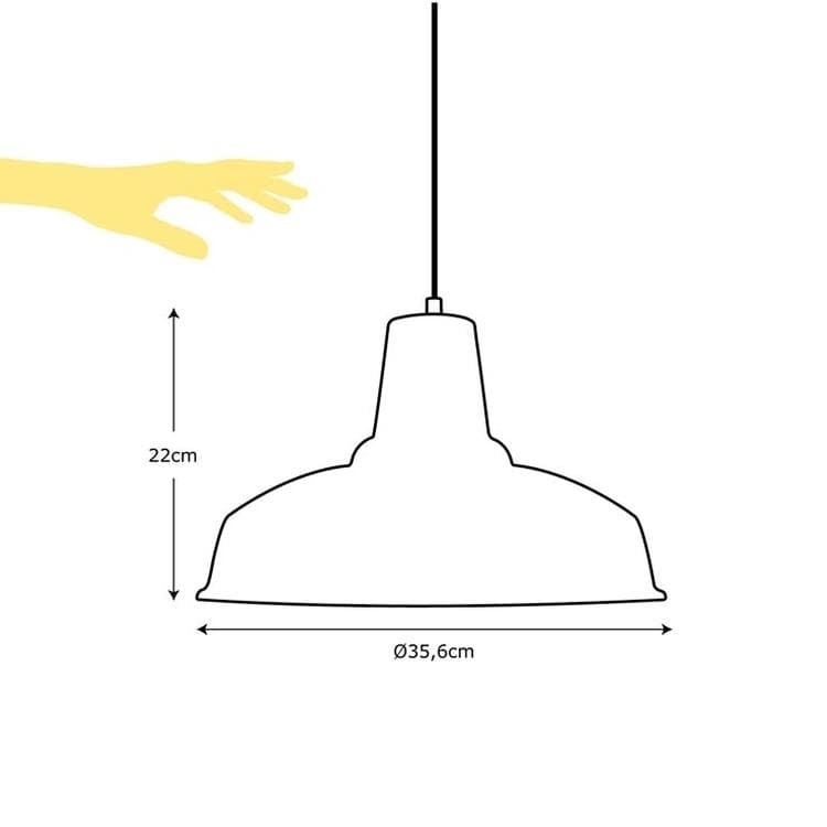 Lampa wisząca Ø35cm PANDULERA Miedz