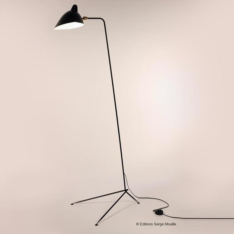 Lampa podłogowa Metal Wys.160cm LAMPADAIRE LD czarny satynowy