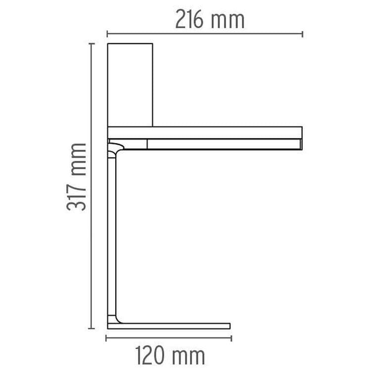 Lampa stojąca LED Wys.31cm D'E-LIGHT Czarny