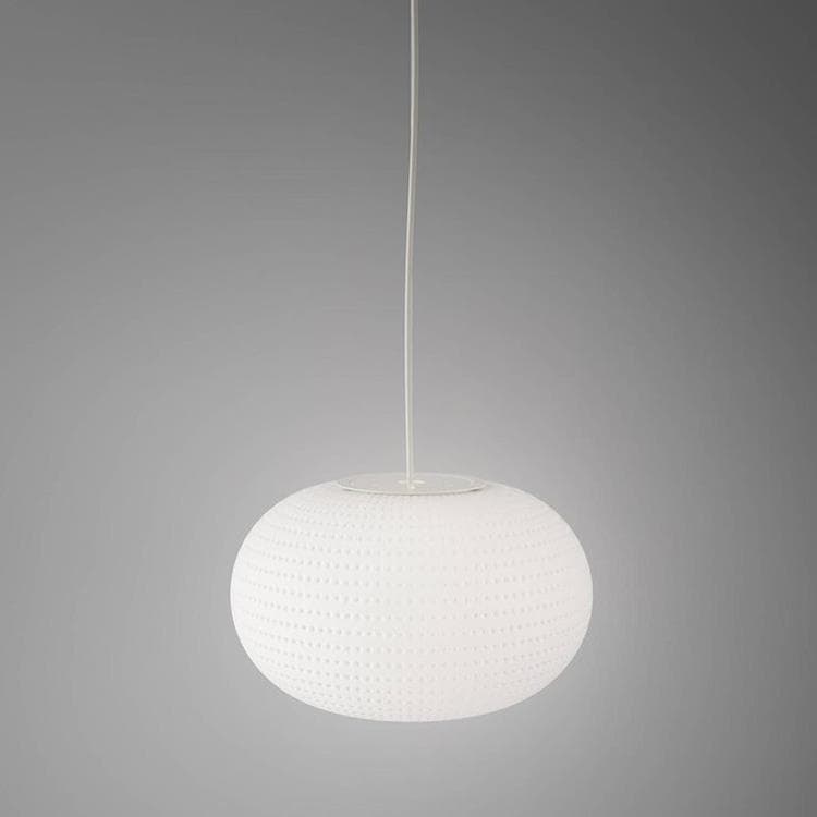 LED Szkło wiszące Ø30cm BIANCA Bialy