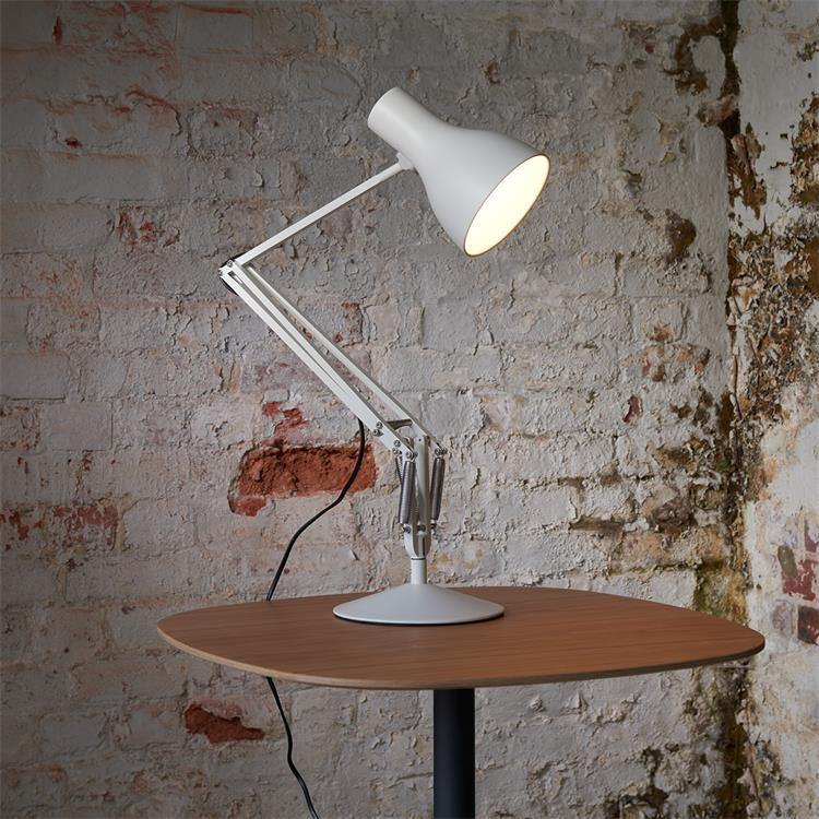 Lampa na biurko ruchoma Wys.50-80cm TYPE 75 Bialy alpejski