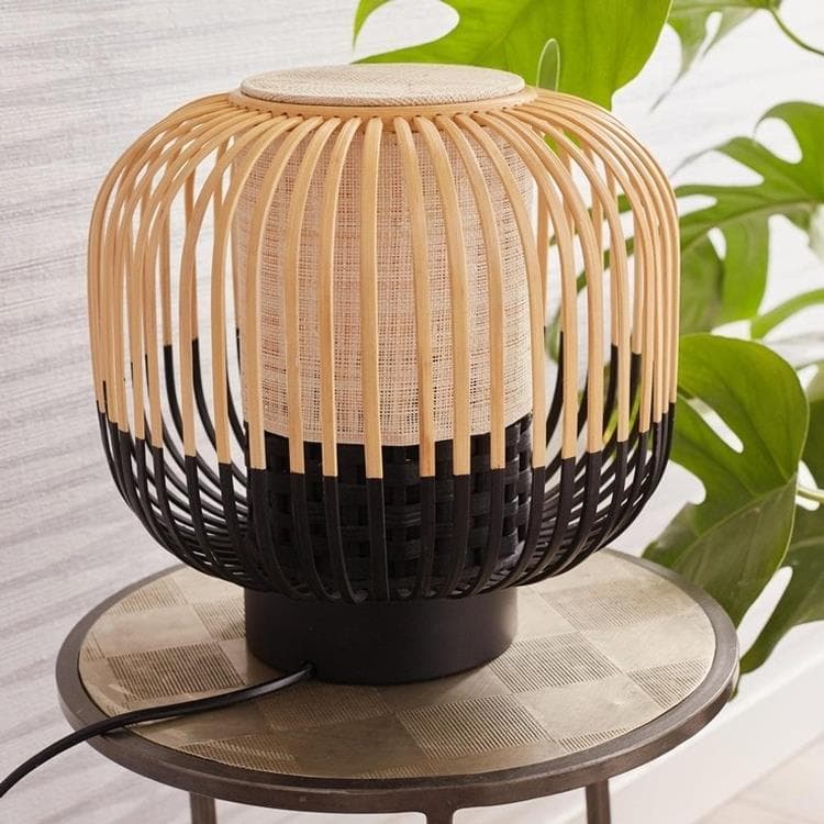 Lampa stojąca Bambus/Czarny Wys.24cm BAMBOO Czarny