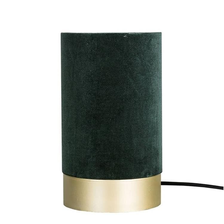 Lampa do postawienia Aksamit/metal H26cm VELVET zielony lesny