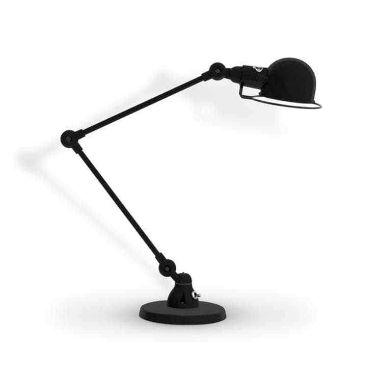 Lampa biurkowa stalowa H45cm SIGNAL Czarny mat