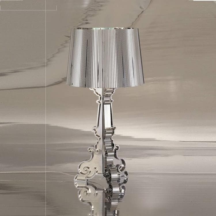 Lampa stojąca Wys.68-78cm BOURGIE srebrny